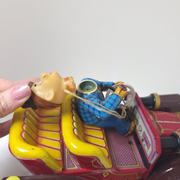 Tin Toy Vintage Smokey Bill Battery Operated Japan 1960 Good Condition See image - Picture 10 of 14